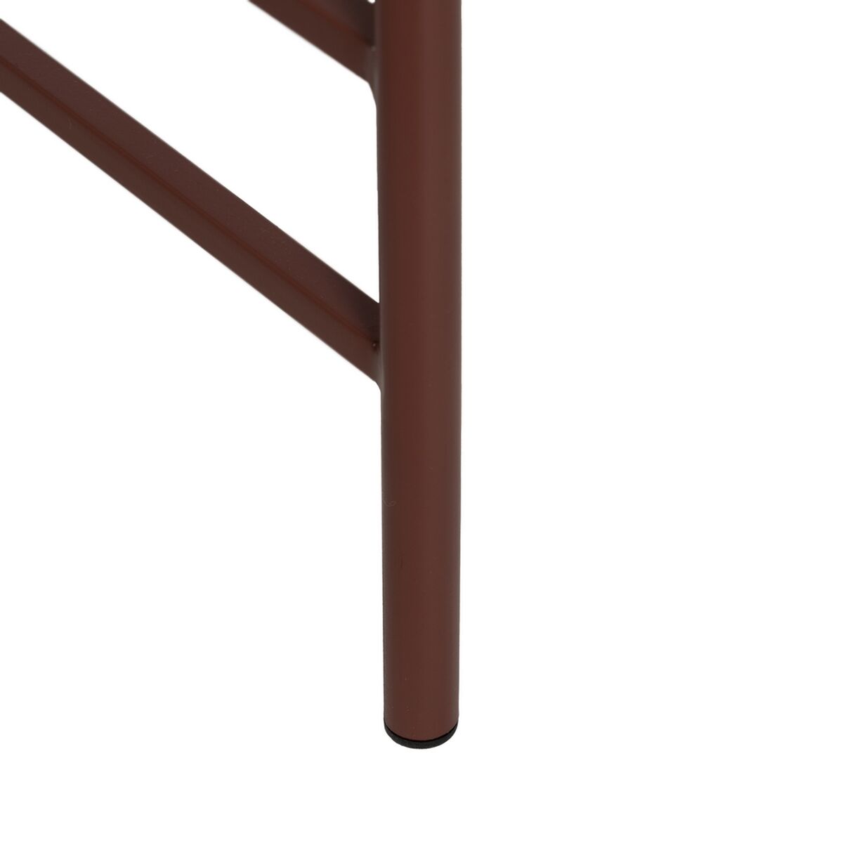 Mesa de Centro Telha Cristal Ferro 78 x 68 x 37 cm
